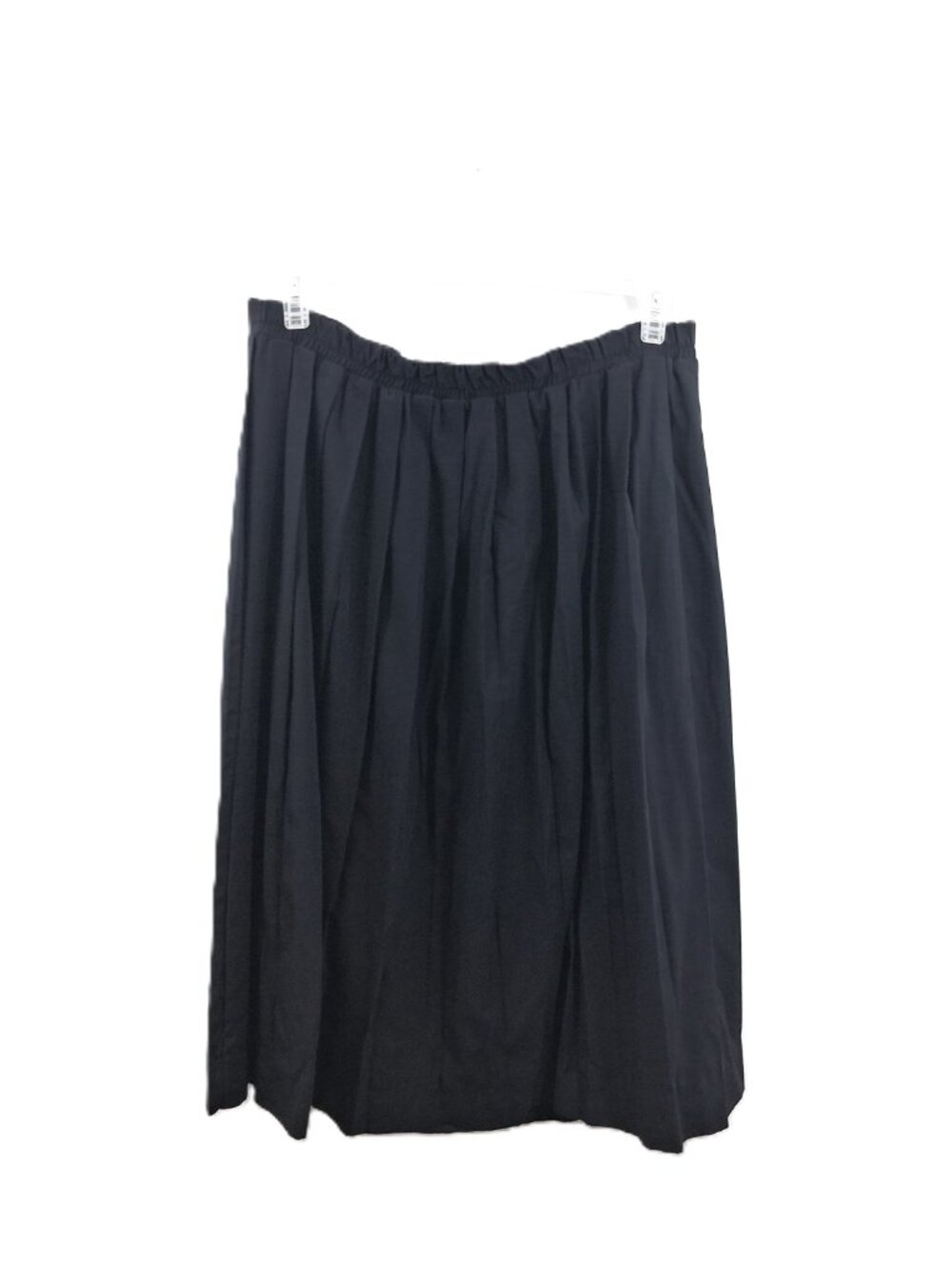 Vintage 90s Y2K Casual Pleated Full Midi Skirt Black Sz XL, Sz 14